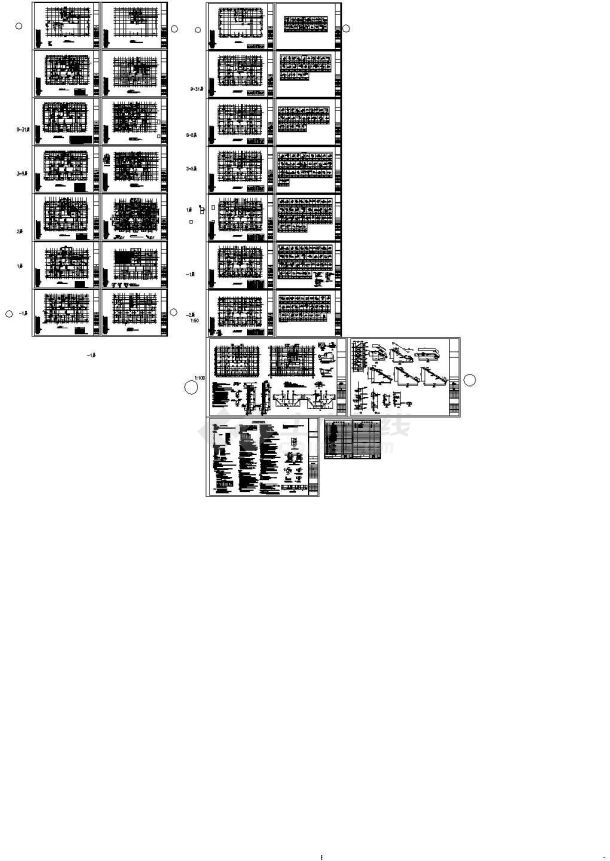 某30层剪力墙住宅楼结构CAD施工图-图二