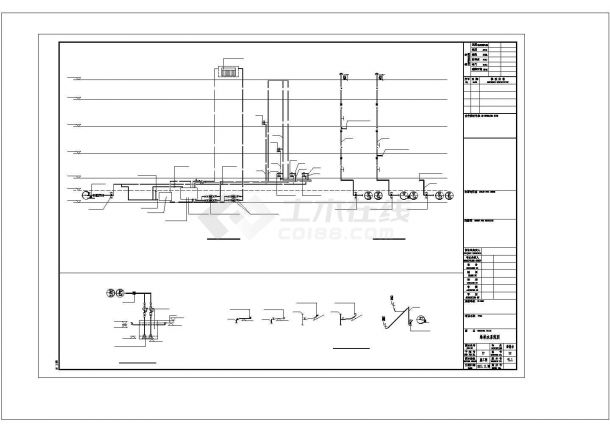 [武汉]高档别墅会所全套给排水设计图纸cad图纸设计-图二