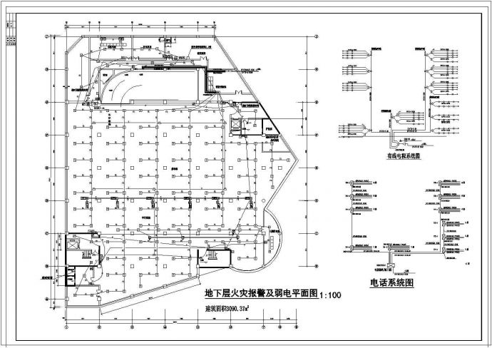某六层商场电气设计cad施工图_图1