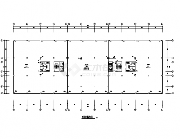安徽二套厂区生产研发楼给排水系统设计施工cad图纸-图一
