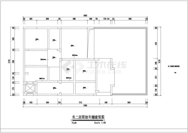 五层别墅施工图和效果图CAD图纸-图一