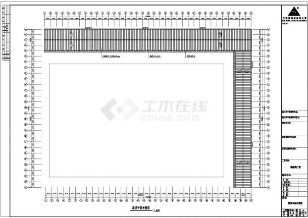 西安公司钢结构工程设计图CAD图纸-图二