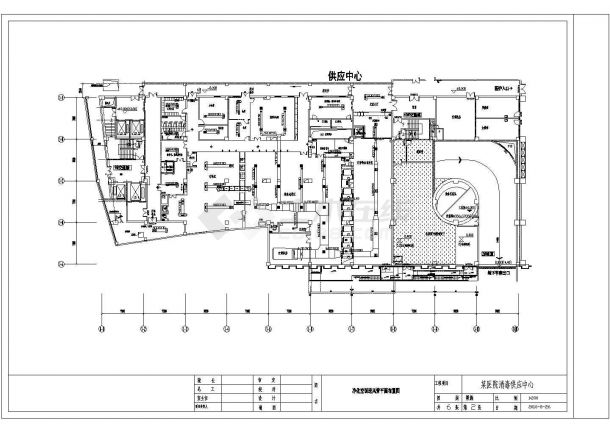 某地区省医院消毒供应中心整套净化空调cad设计施工图纸-图二