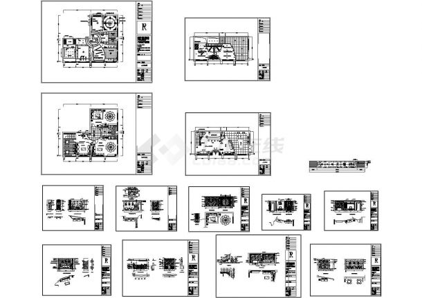  Decoration drawing of double-layer Chinese style hotel - Figure 1