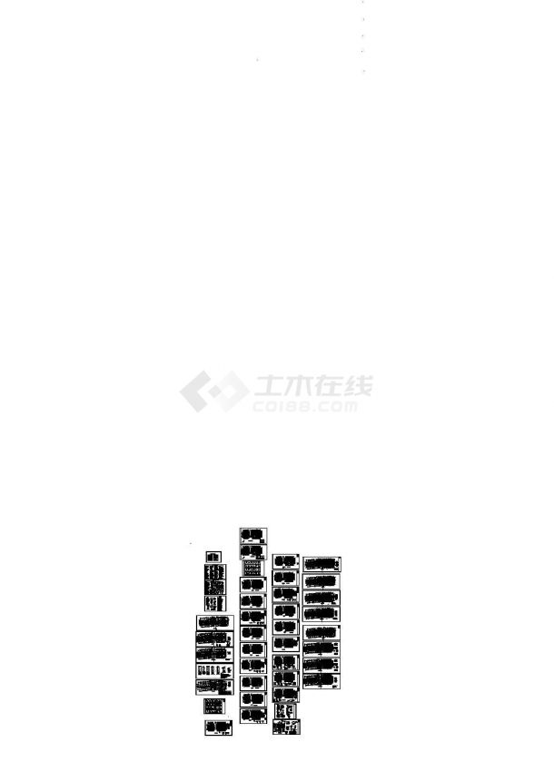 [重庆]框支剪力墙结构15层住宅楼结构施工图-图一