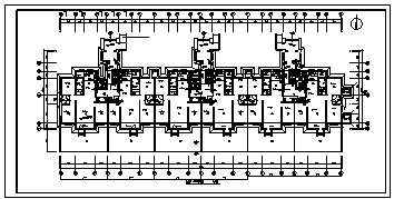 某市十七层带地下室商住楼水暖施工cad图(含给排水，采暖系统设计)-图二