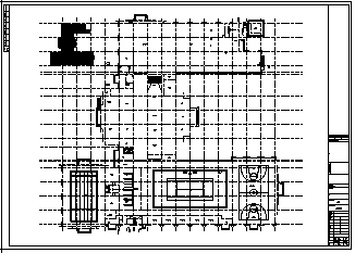 某市地上两层带地下一层商贸中心住宅给排水施工cad图(含消火栓给水、自动喷水灭火系统设计)-图一