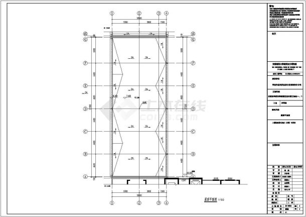 某商业CAD全套建筑施工图纸-图一