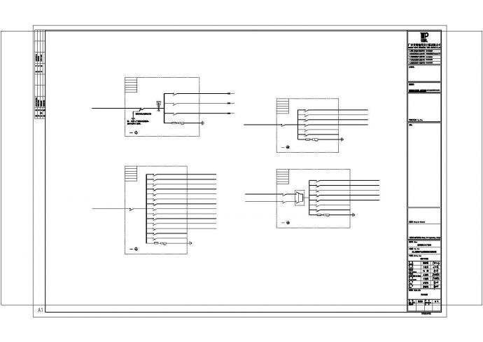 电气-某综合业务楼CAD完整图纸_图1