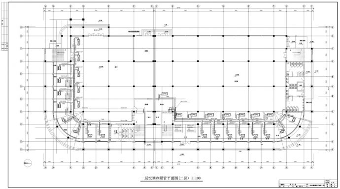 某居住区配套公共建筑空调系统设计施工CAD图_图1