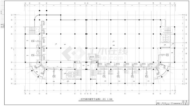 某居住区配套公共建筑空调系统设计施工CAD图-图二