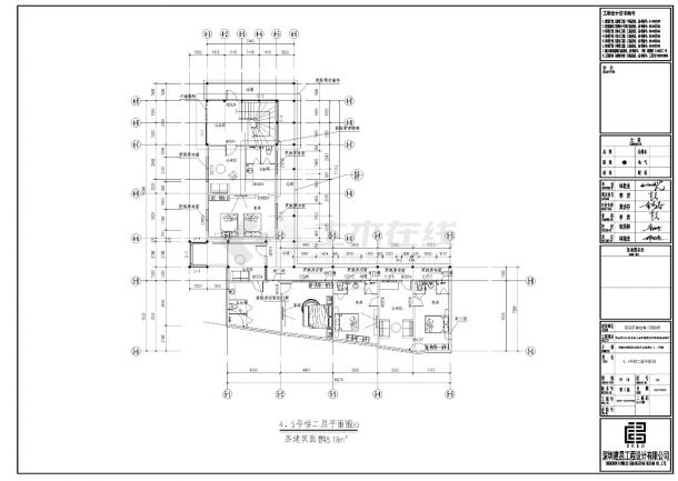 青岩龙井村民宿改造4号楼与5号楼建筑CAD图纸-图二