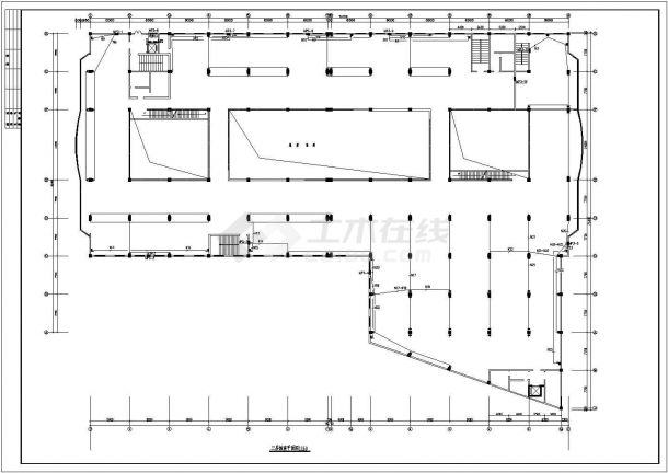 商场电气工程设计CAD施工图纸-图一