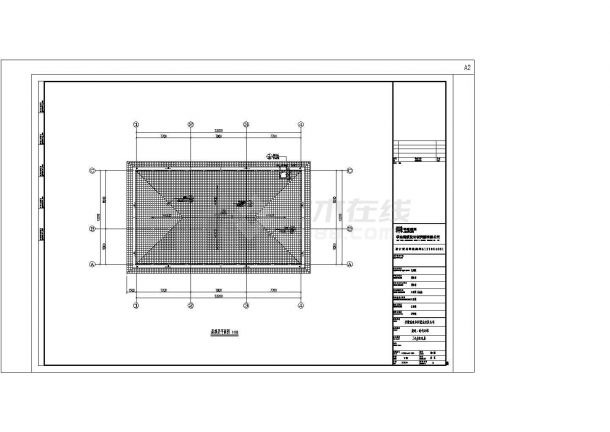 某小区34#配电房的CAD建筑施工图纸-图一
