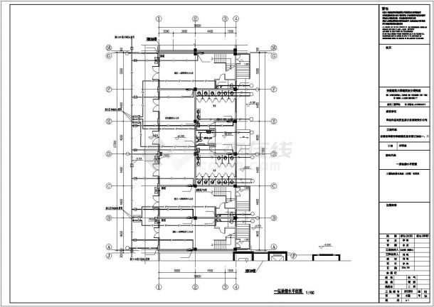 阜阳三期E6#3#商业给排水CAD设计施工图纸-图二