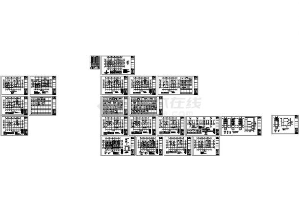 14层条形基础纯剪力墙住宅结构施工图-图一