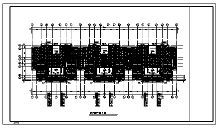 某市地上六层带半地下室小区住宅给排水施工cad图(含给排水等管道系统设计)-图二