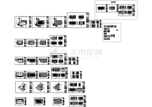 [南京]时尚国际娱乐会所室内装修设计施工图（含效果）-图二