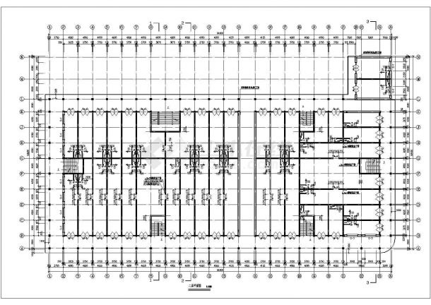 商场：长94米 宽53米 4层商场建筑施工图【平立剖】-图二