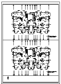 某三十层住宅楼给排水施工cad图(含喷淋系统，室内消火栓系统设计图)-图二
