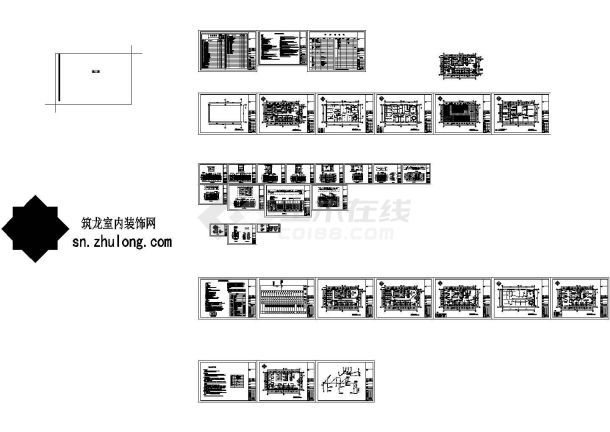 某奢华现代足浴城装修施工图-图二