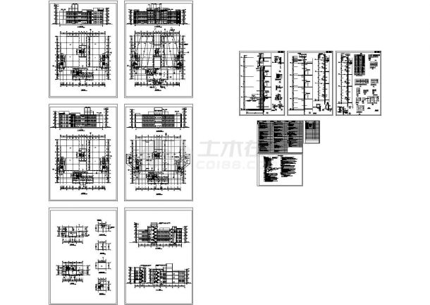 厂房设计_某四层厂房建筑设计施工图（介绍详细）-图一