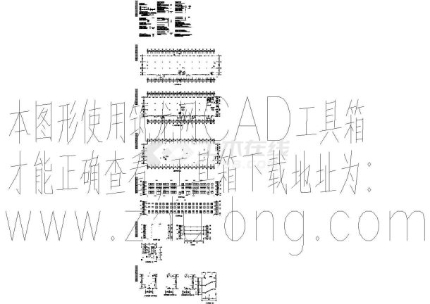 厂房设计_某三层厂房建筑扩初设计图-图一