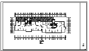 某市二十二层带地下二层科技城住宅区全套给排水施工cad图(含消火栓系统设计)-图二