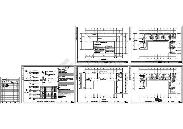 小学教学楼强电施工图-图一