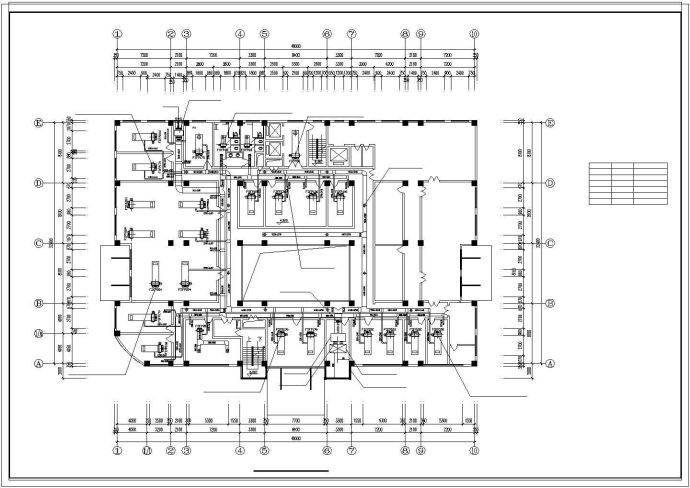 宾馆通风空调设计cad施工图纸_图1