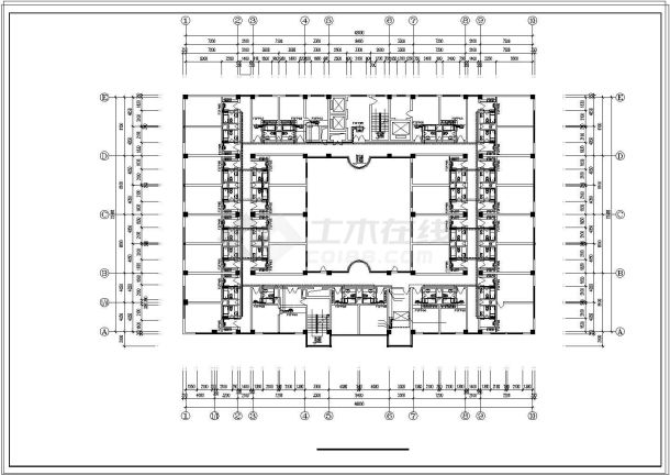 宾馆通风空调设计cad施工图纸-图二