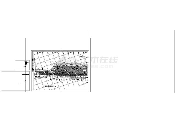 某市桥南公园施工cad非常标准图纸-图一