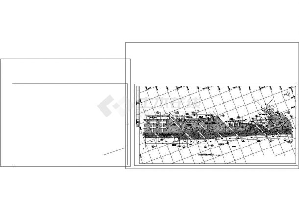 某市桥南公园施工cad非常标准图纸-图二