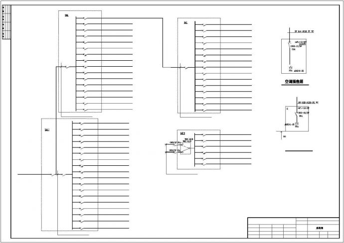 会所及幕墙工程CAD平面布置参考图_图1