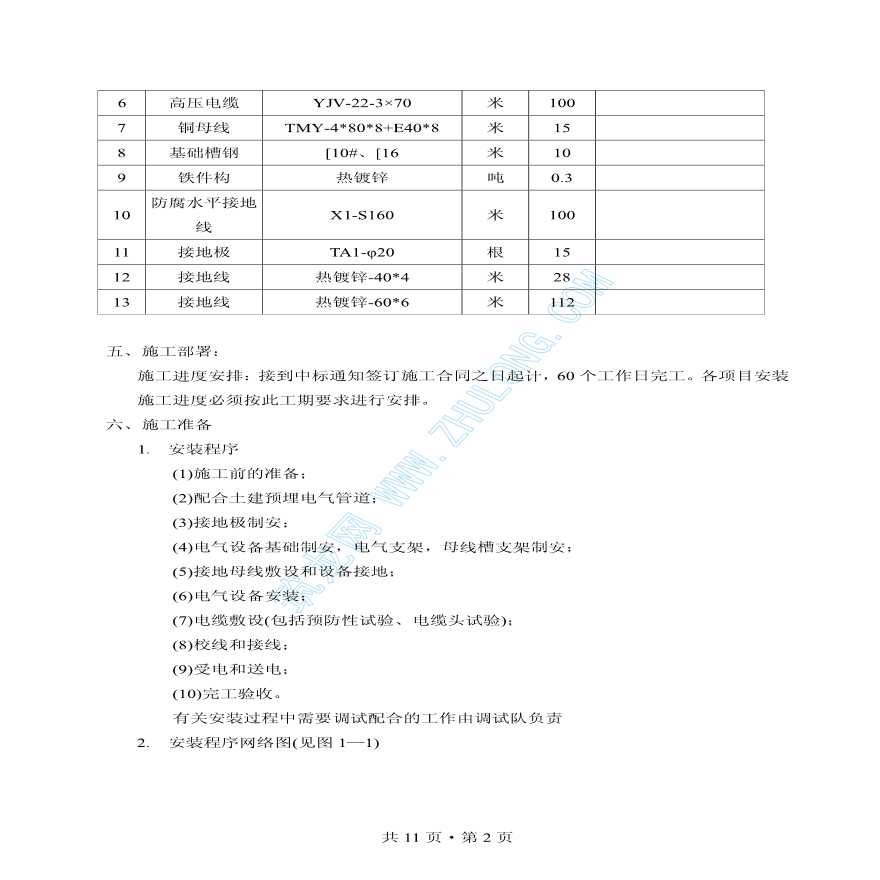 某13层实验室专用配电安装工程施工组织-图二