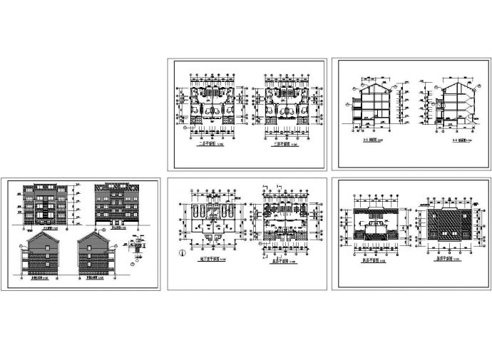 某地经典多层住宅楼建筑设计施工图_图1