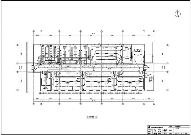 某高校1#教学楼电气CAD设计图纸-图二