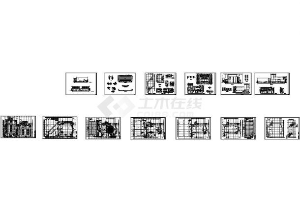 某六层文化馆建筑设计施工图-图一