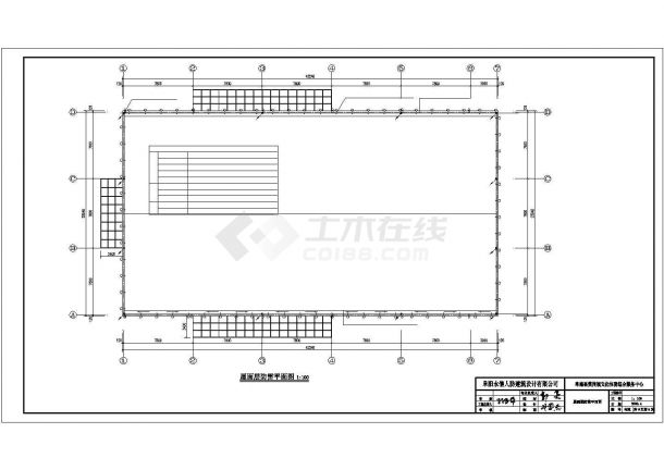 CAD电气设计施工图纸-黄岗文体综合服务中心-图二