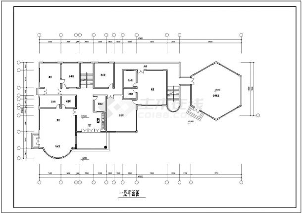 6班长47.952米宽22.8米3层1685.5平米幼儿园建筑方案设计图-图二
