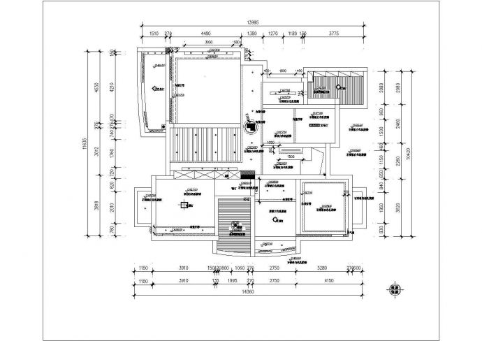 室内设计装修cad完整施工图纸_图1