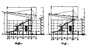 某市六层现代风格体育中心建筑施工cad图_体育中心施工_图1