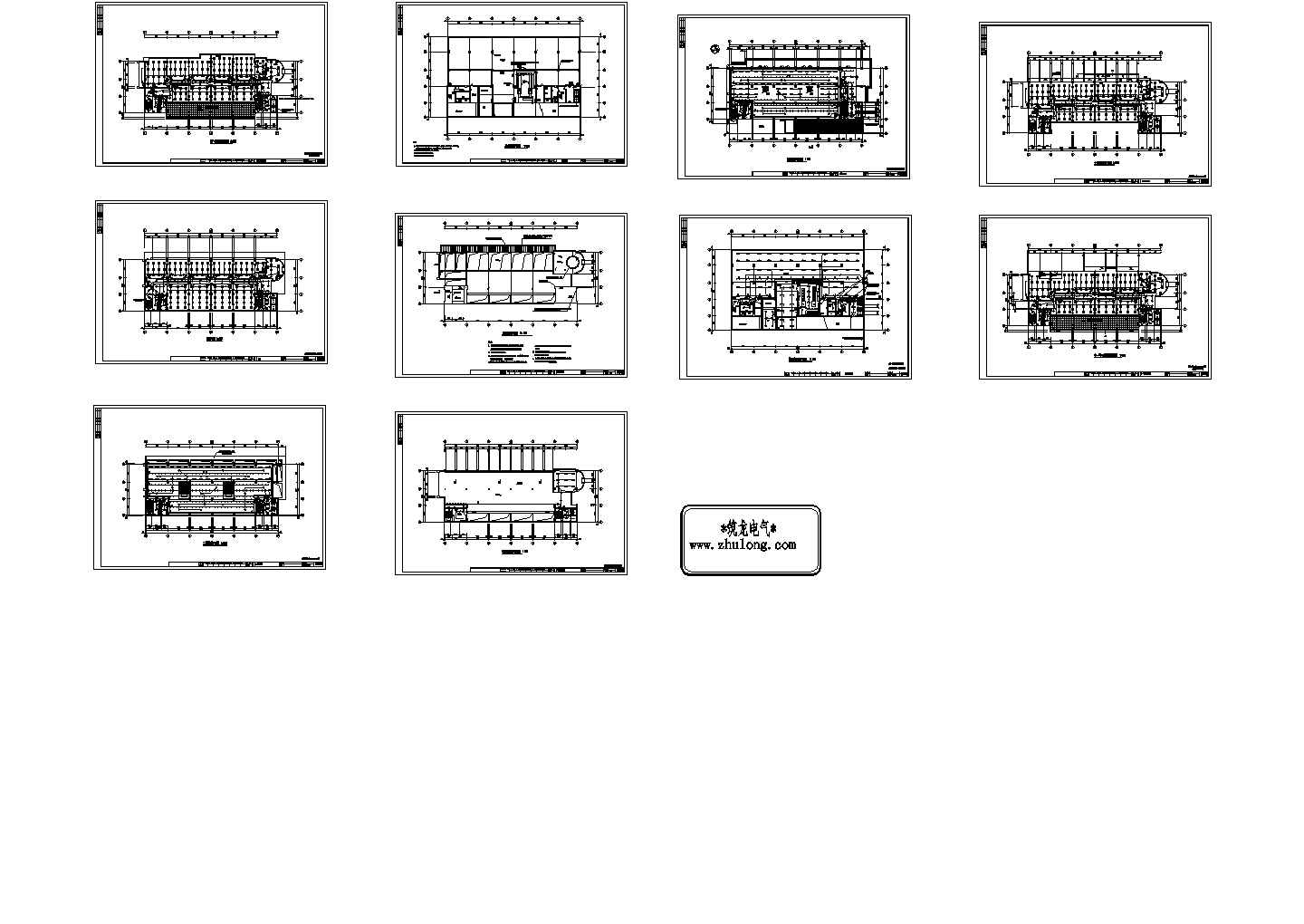 某大厦综合楼电气CAD图纸
