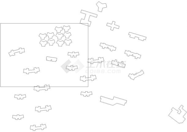 华东师 范大学学生公寓全套建筑施工图设计_cad-图二