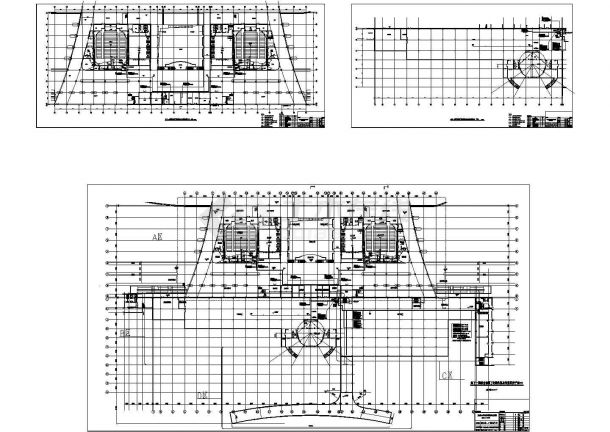 某大学广场带地下二层火灾自动报警设计cad图(含消防联动系统设计)-图二