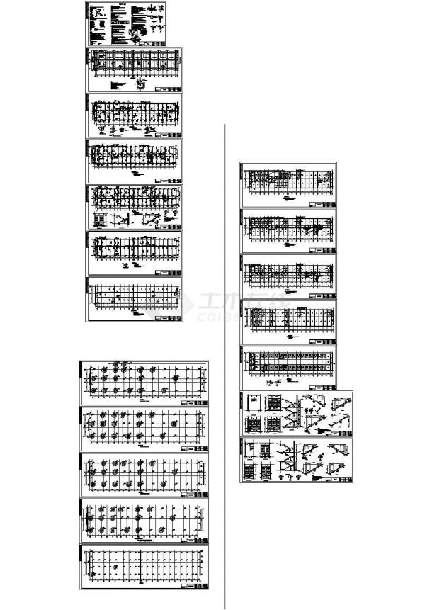 某综合服务楼建筑结构图，17张图纸-图二