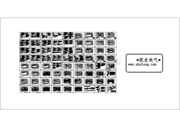 大酒店全套电气施工图72张-图二