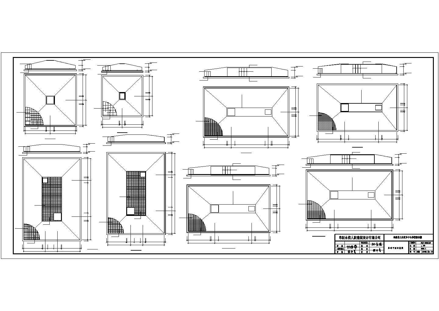 宿舍楼CAD结构施工图纸