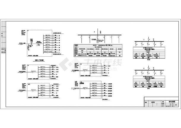 某8279㎡六层框架结构中学教学楼电气施工图，共9张图纸-图一