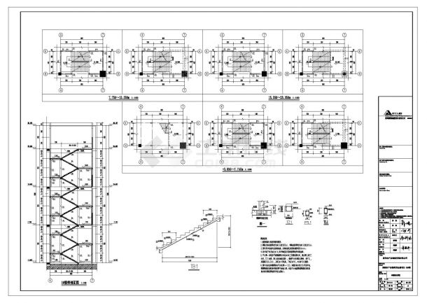 贵阳市农产品物流园结构设计施工图CAD详图-图二